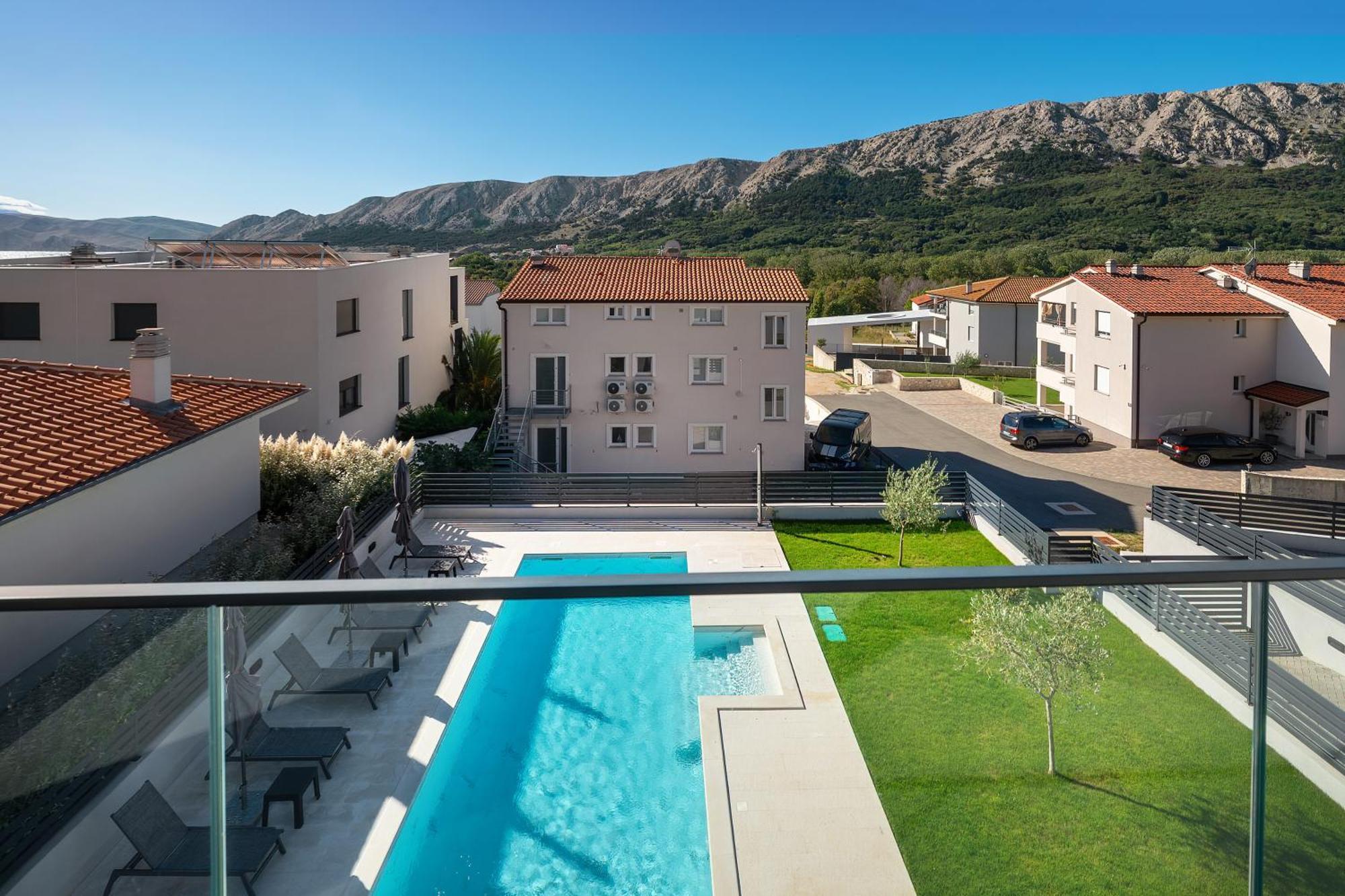 Poolside Apartments Anabella Baška Exterior foto